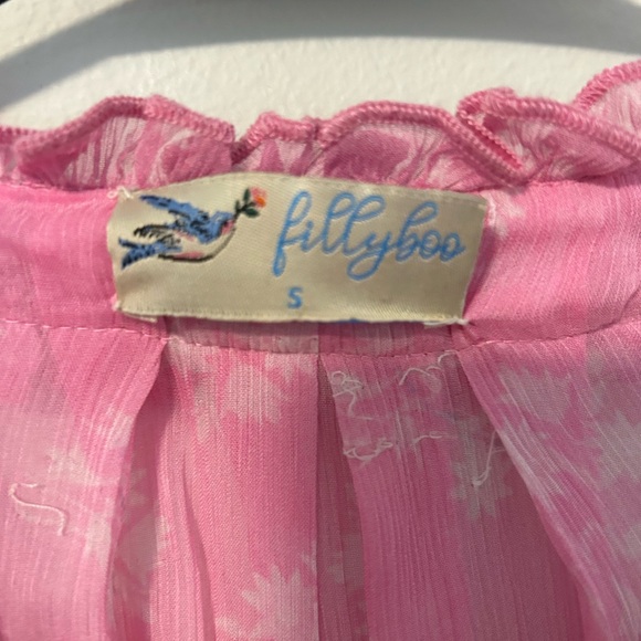 Fillyboo Pink and White Long Sleeve Maxi Dress - Picture 10 of 11